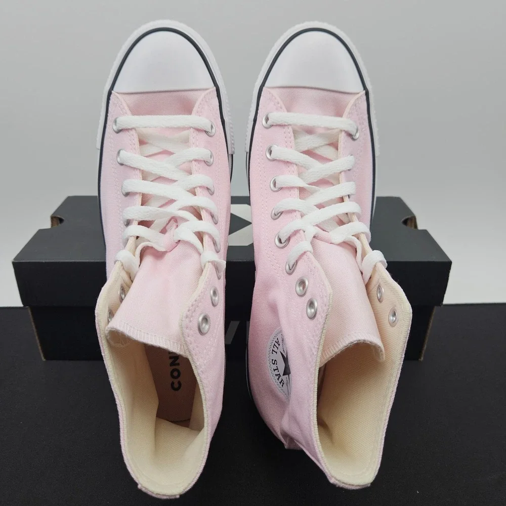 Converse Chuck Taylor All Star Hi Pink Foam Mens 9 Womens 11 A08580F New - Picture 4 of 7